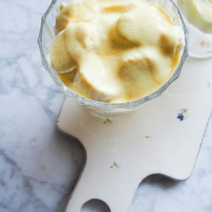banana custard